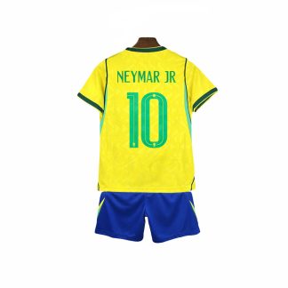 Neymar 10 Detský futbalový dres Brazília MS 2026 Domáci Dres