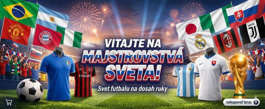 futbalové dresy MS 2026