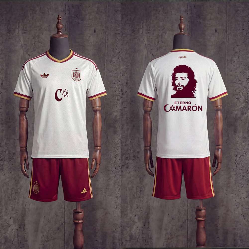 Detský Set Španielsko MS 2026 Camarón – Eterno Camarón Dres + Šortky