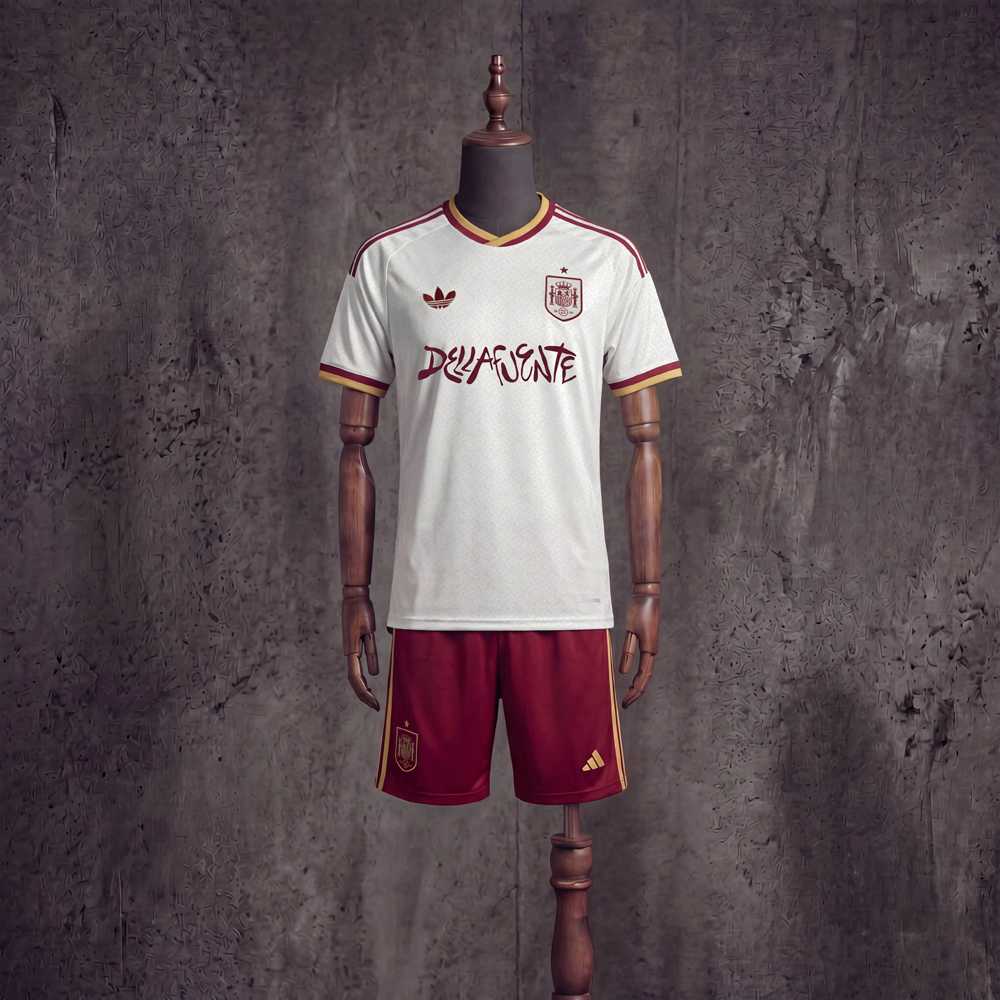 Špeciálna Detský Futbalový Set Španielsko MS 2026Dellafuente (Dres + Šortky)