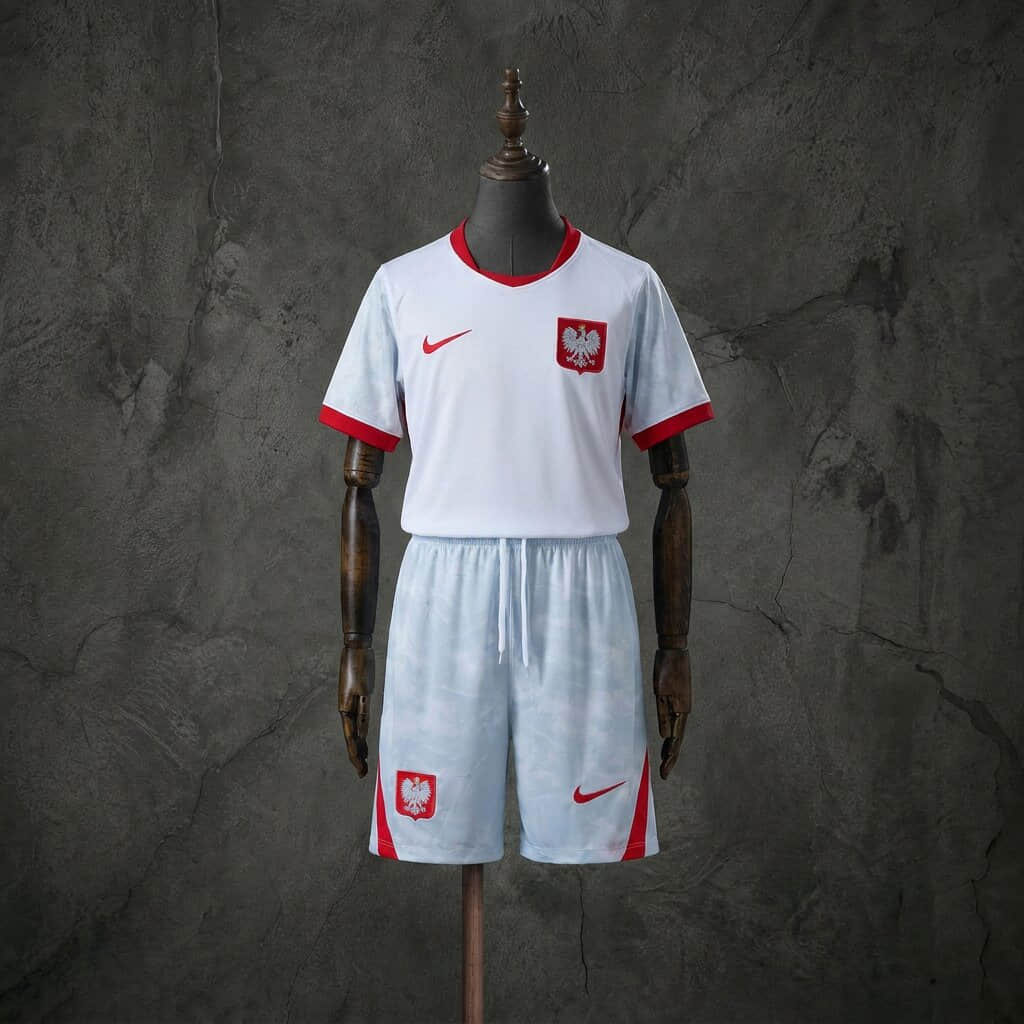 Poľsko MS 2026 Domáci Detský Futbalový Set + Šortky
