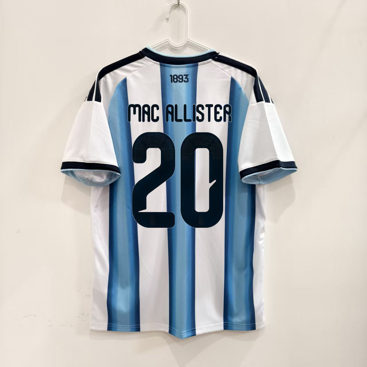 Argentína 2026 Domáci dres MAC ALLISTER 20 bielo-modrý