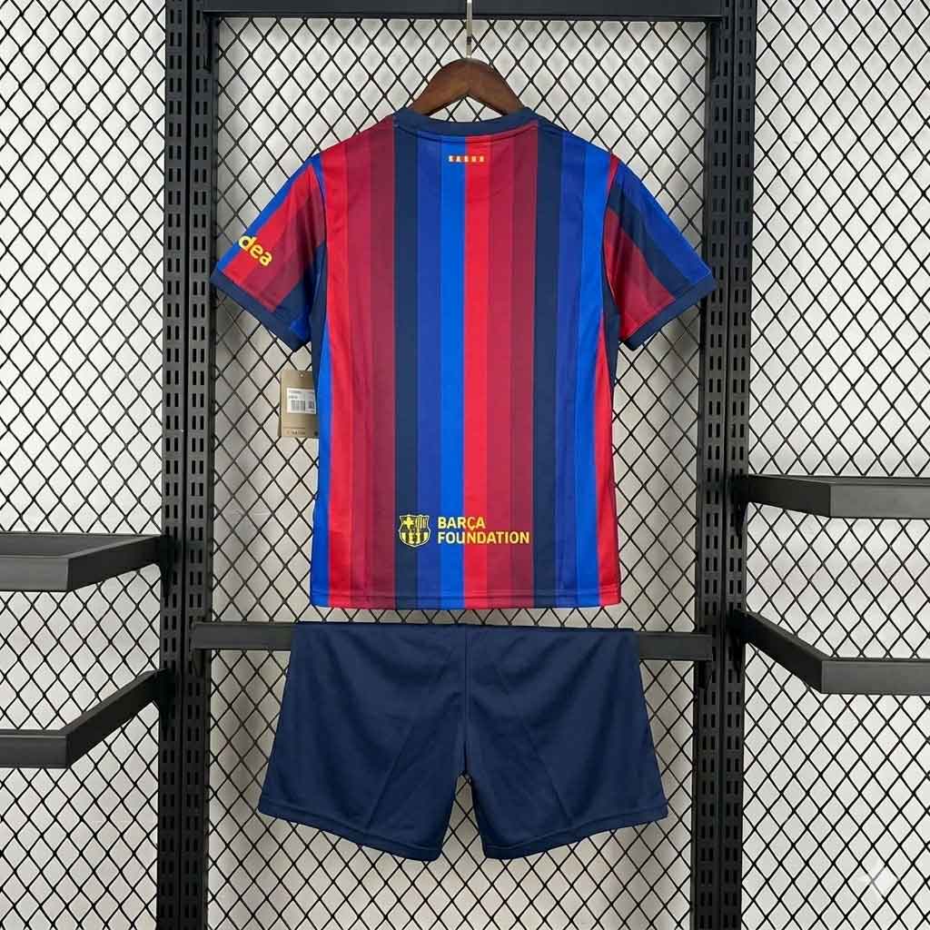 Barcelona detský domáci dres 2026 27 so šortkami