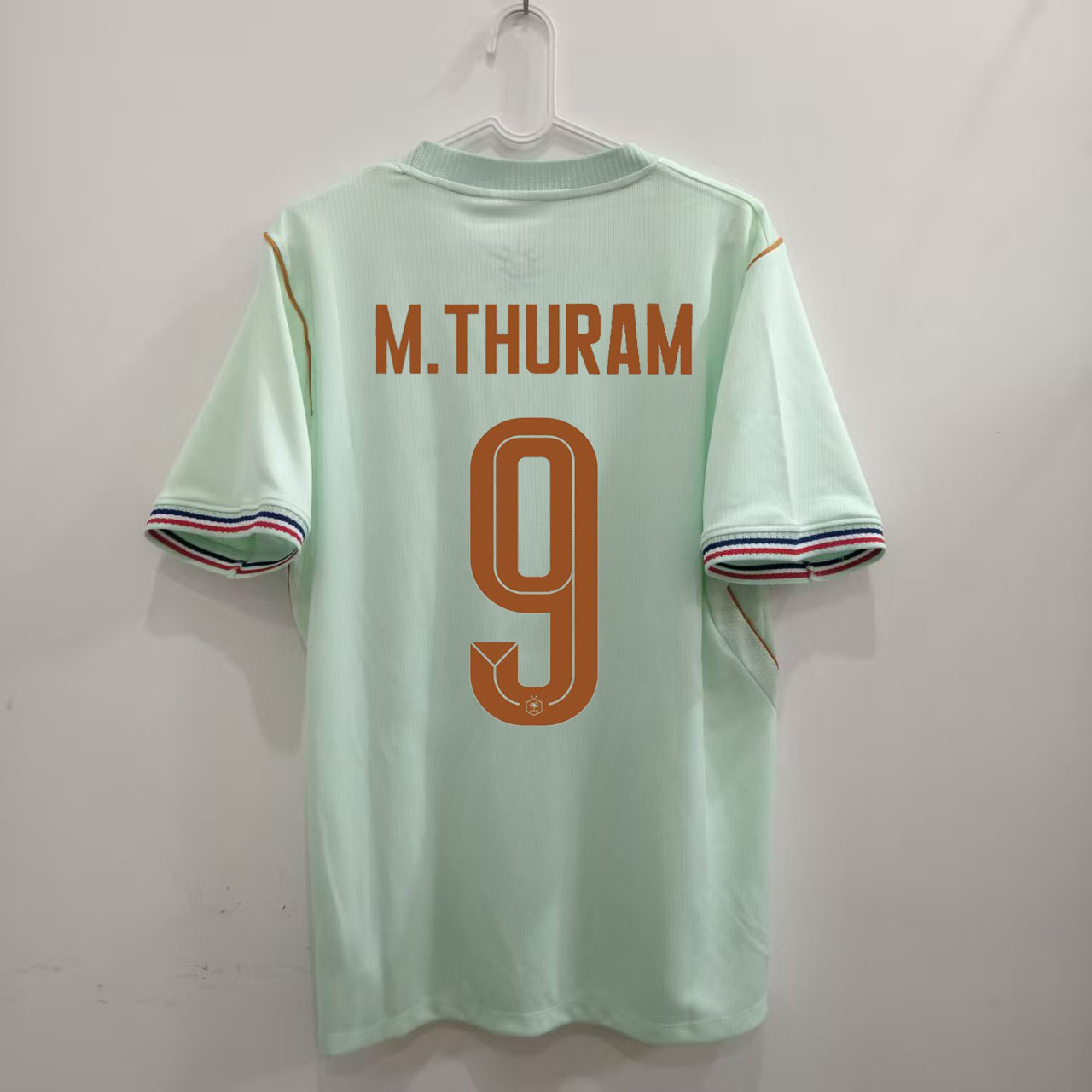 Francúzsko 2026 Hosťovský dres M. THURAM 9 zelený Pánsky futbalový dres
