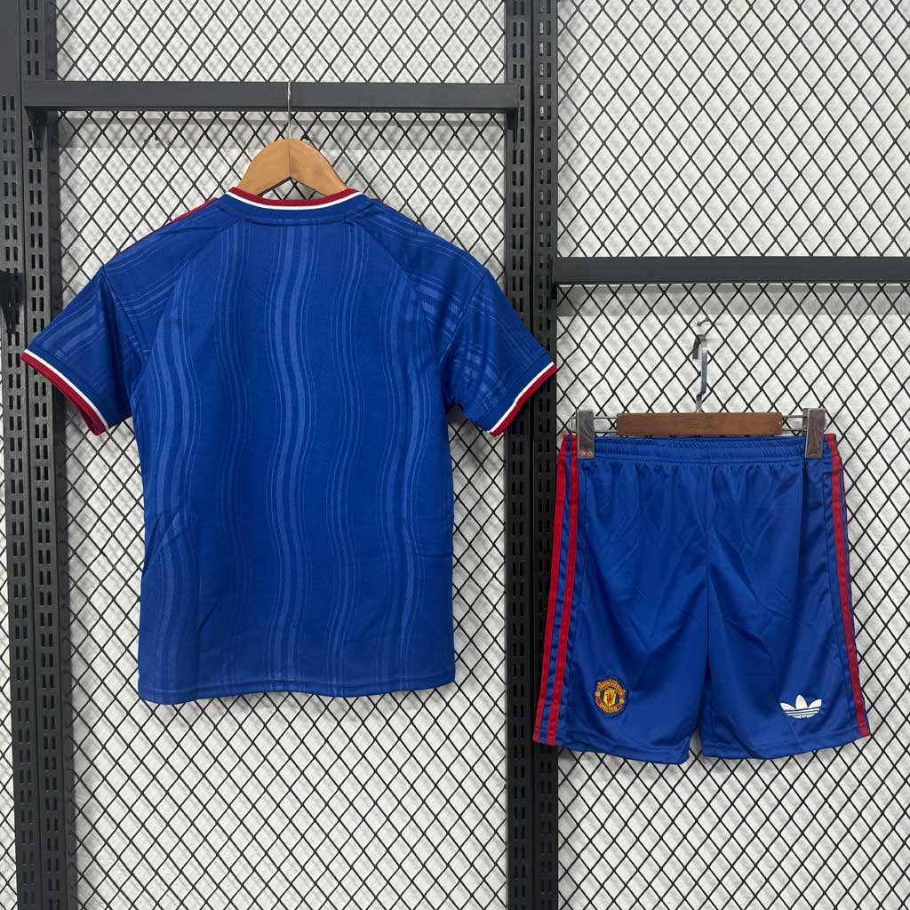 Manchester United 2026 27 Hosťovsky Detský Dres Modry