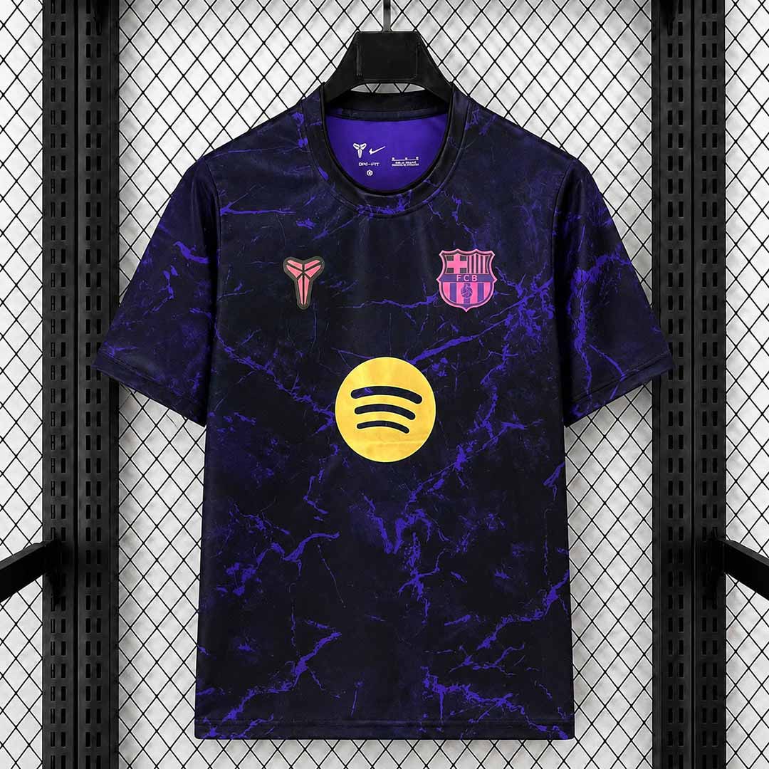 FC Barcelona Kobe Bryant 26 27 predzápasový detský dres fialový
