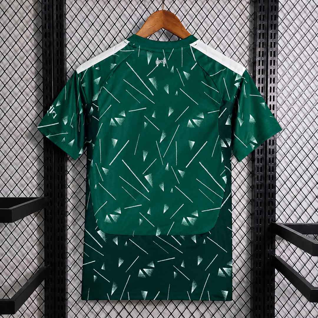 Liverpool brankársky dres 2026 27 dvojfarebný zelený
