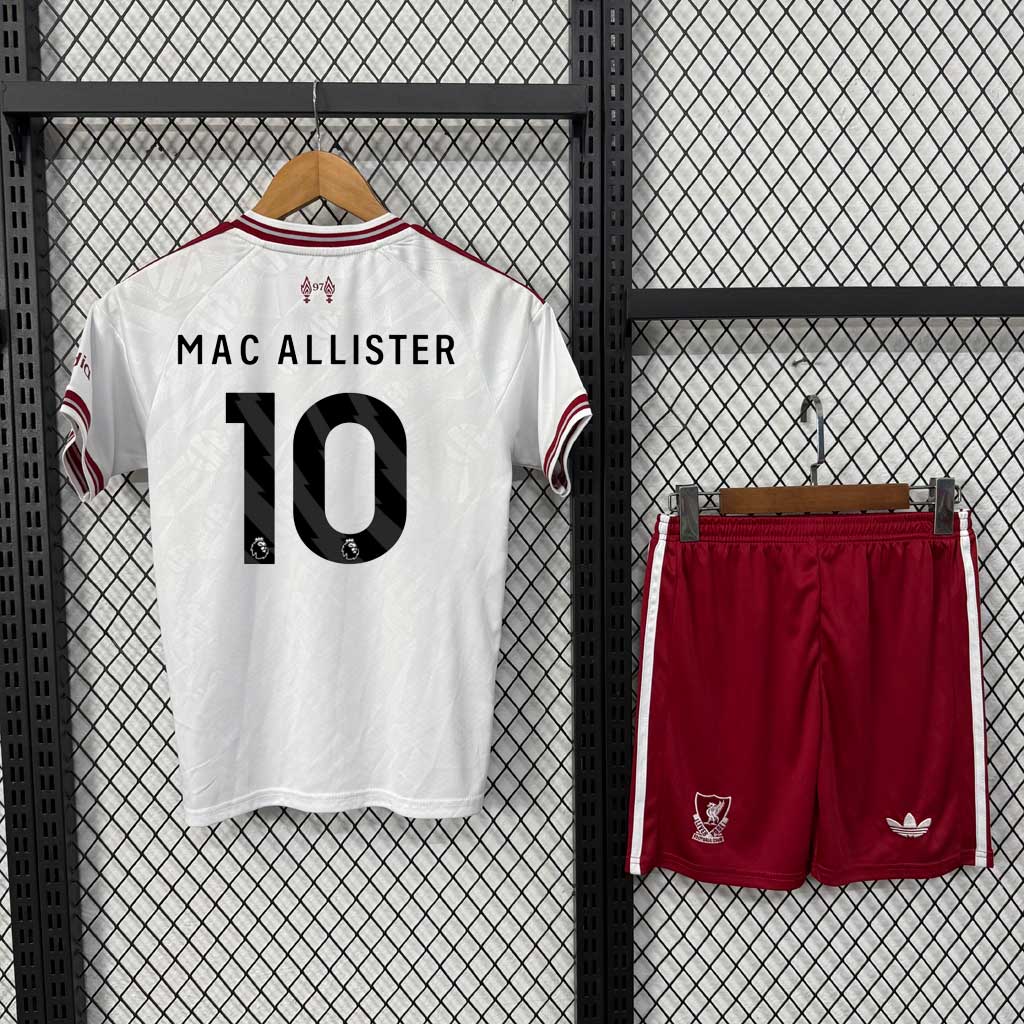 Liverpool 26/27 detský hosťovský komplet MAC ALLISTER 10
