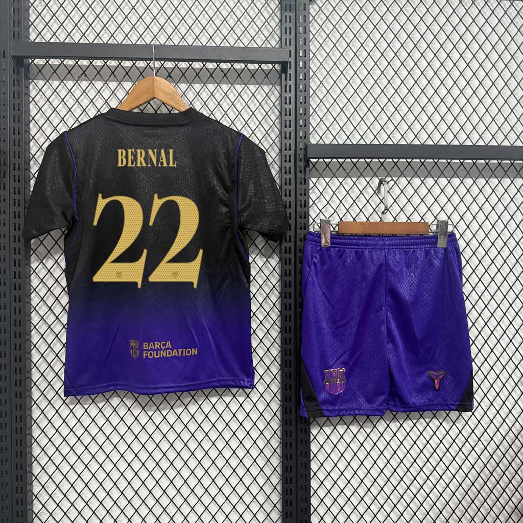 Mamba FC Barcelona 26 27 detský hosťovský komplet BERNAL 22