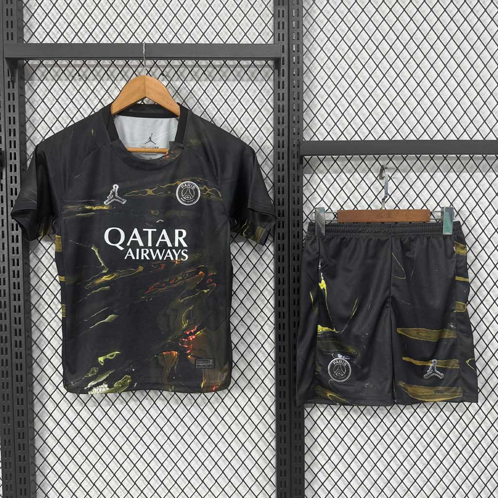 PSG detský futbalový set 2025 26 Night čierny