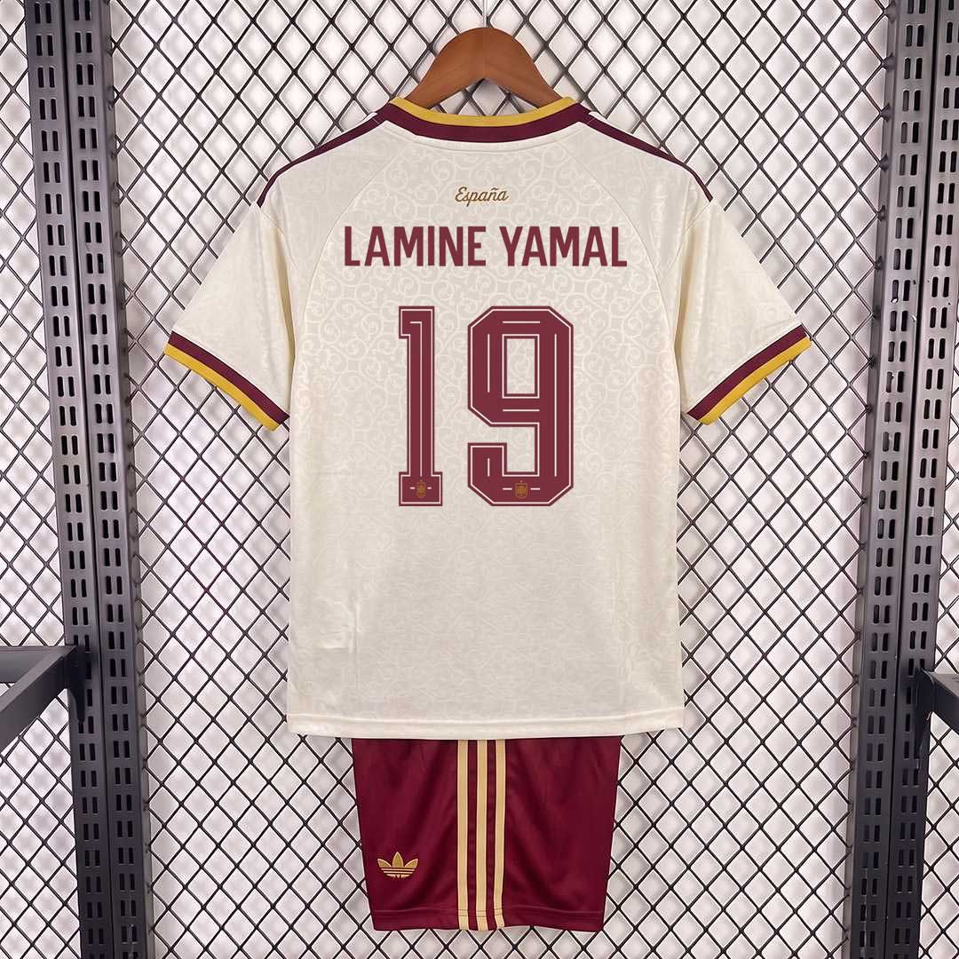 Španielsko MS 2026 detský hosťovský dres dve hviezdy LAMINE YAMAL 19