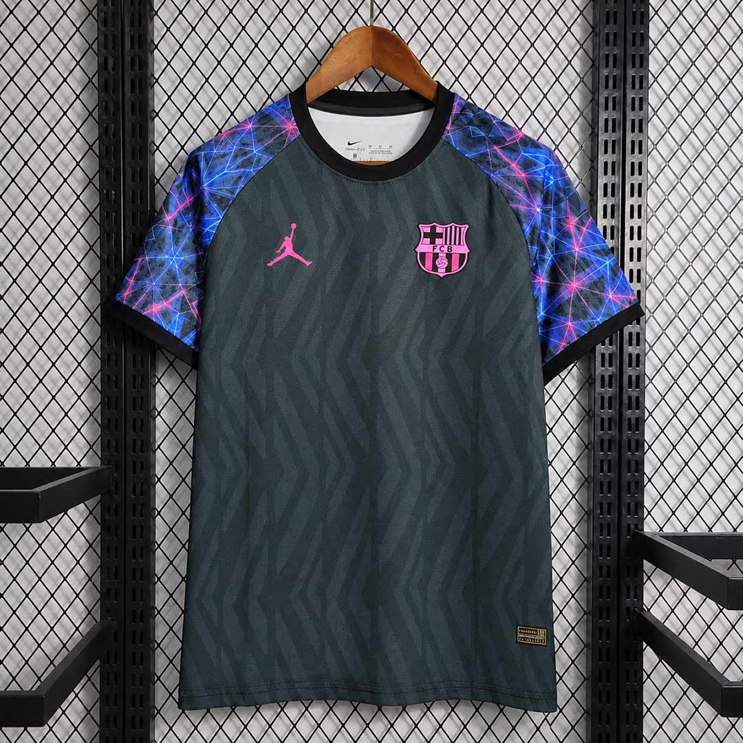 Špeciálna edícia dres FC Barcelona Čierno ružový