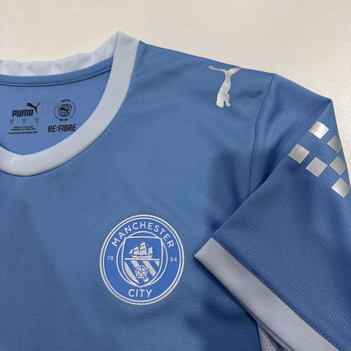 Predná strana svetlomodrého domáceho dresu Manchester City 2026/27