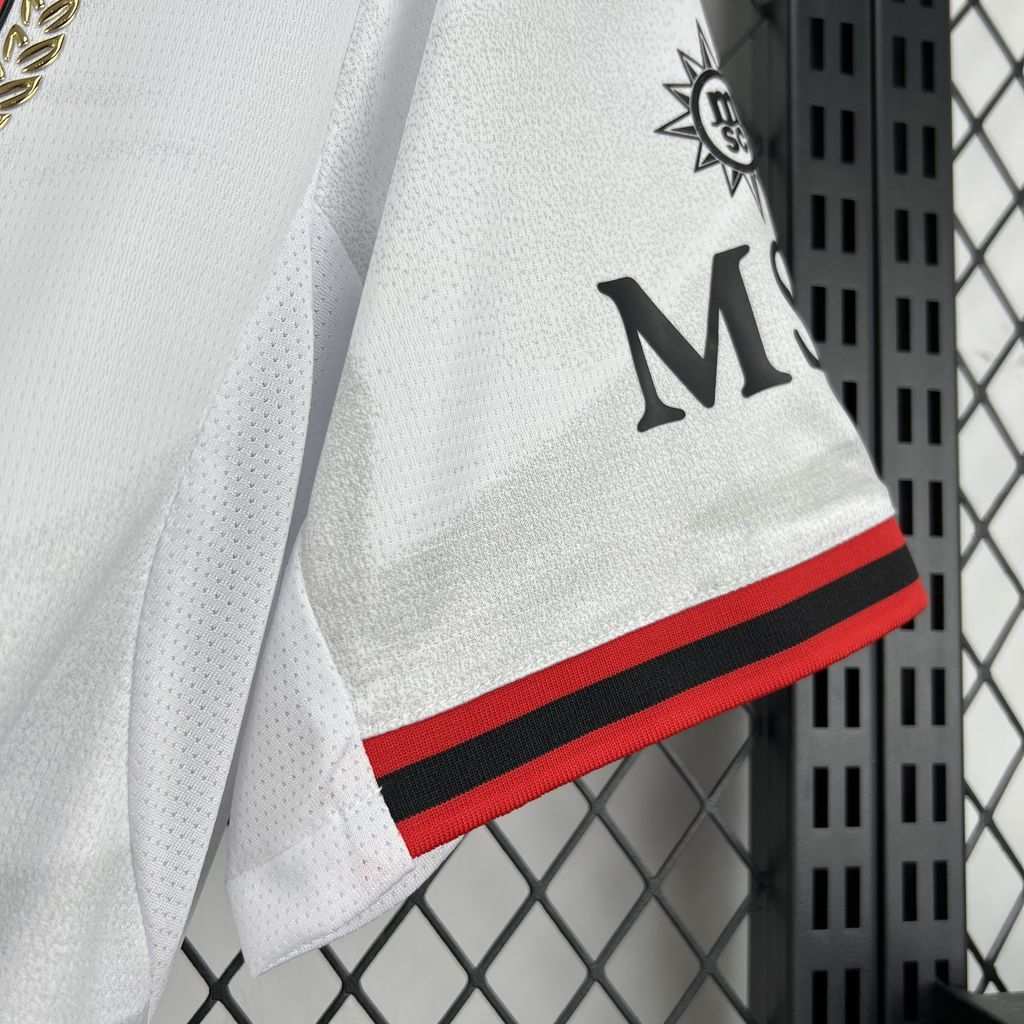 AC Milan 26/27 hosťovský fanúšikovský dres – biely – Obrázok 3