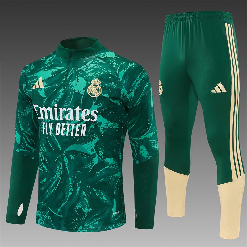 Zelený maskáčový tréningový komplet Real Madrid 2026/27