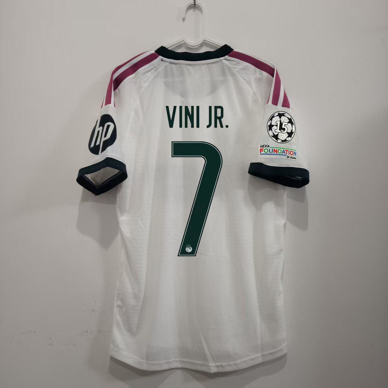 VINI JR. 7 Real Madrid biely domáci dres 2026/27 zadná strana