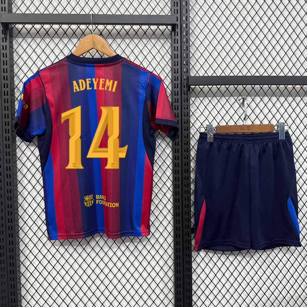 Adeyemi 14 Barcelona detsky domaci dres 2026 27