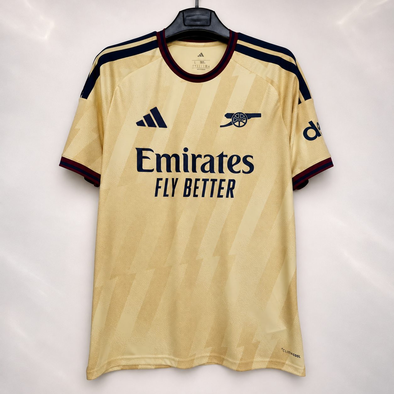 Žltý tretí futbalový dres Arsenal 2026/27 spredu
