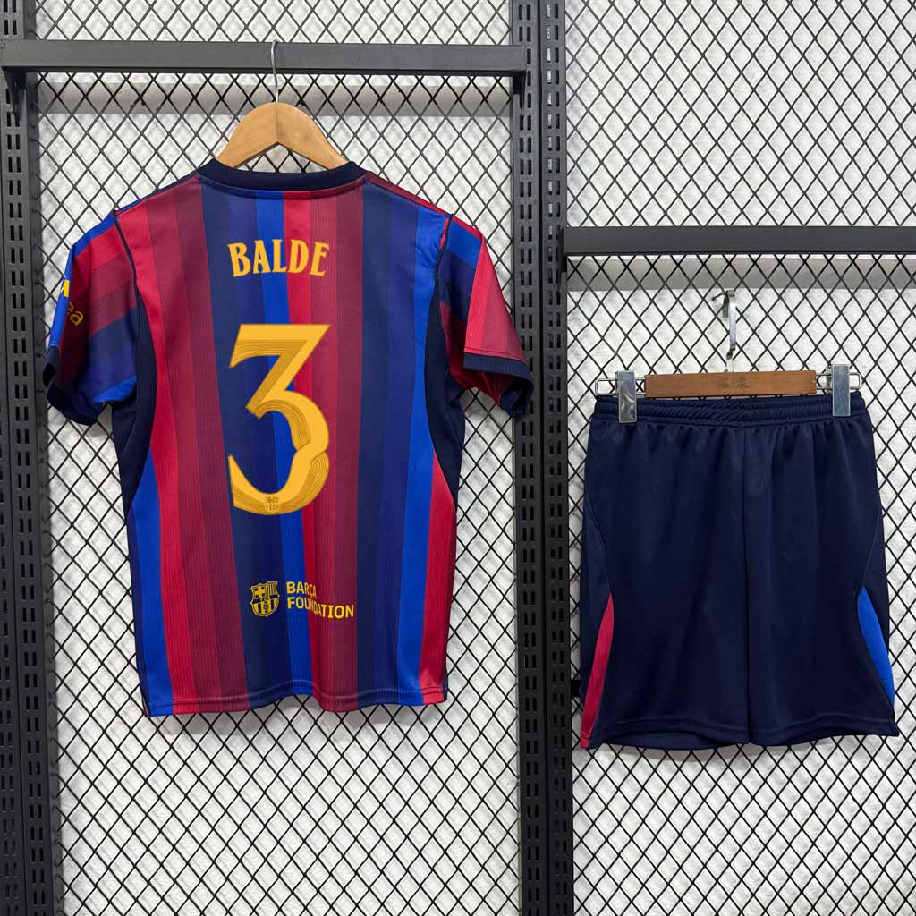 Balde 3 Barcelona 2026 27 detsky domaci komplet