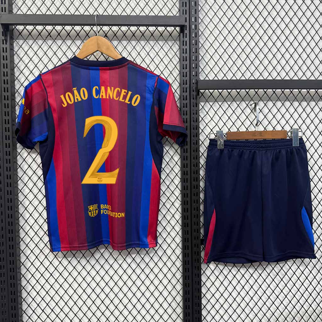 Joao Cancelo 2 Barcelona detsky domaci komplet 2026 27