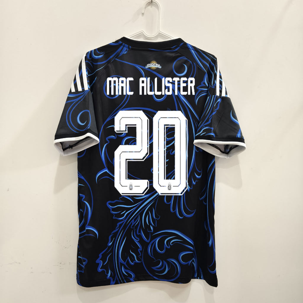 Hosťovský dres Argentína 2026 s menom Mac Allister a číslom 20