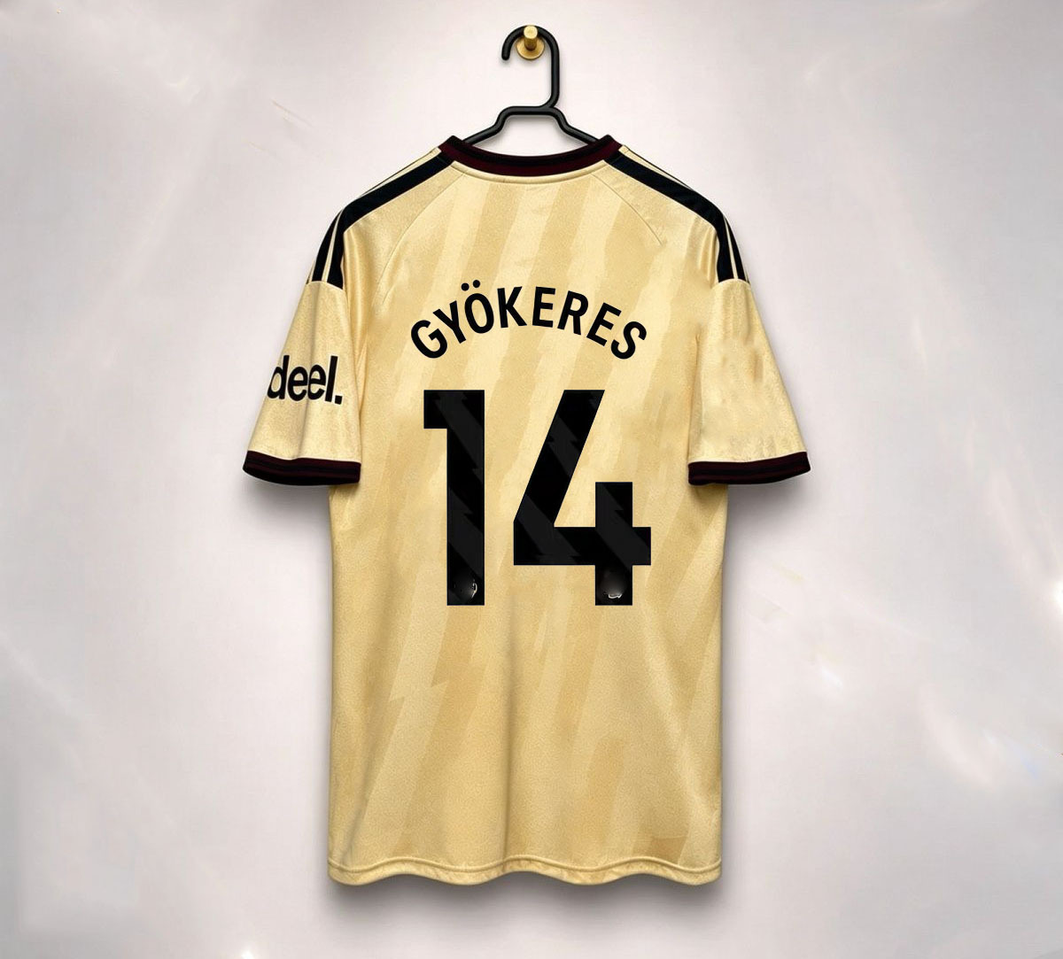 Žltý dres Arsenal Third 2026/27 s potlačou GYÖKERES 14 zozadu