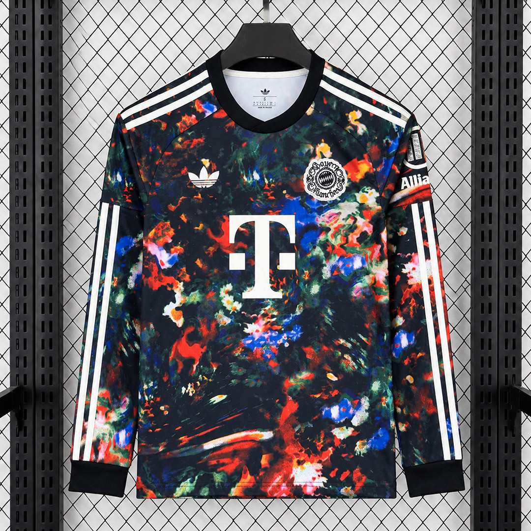 Farebný dres Bayern München Oktoberfest 2026 s dlhými rukávmi spredu