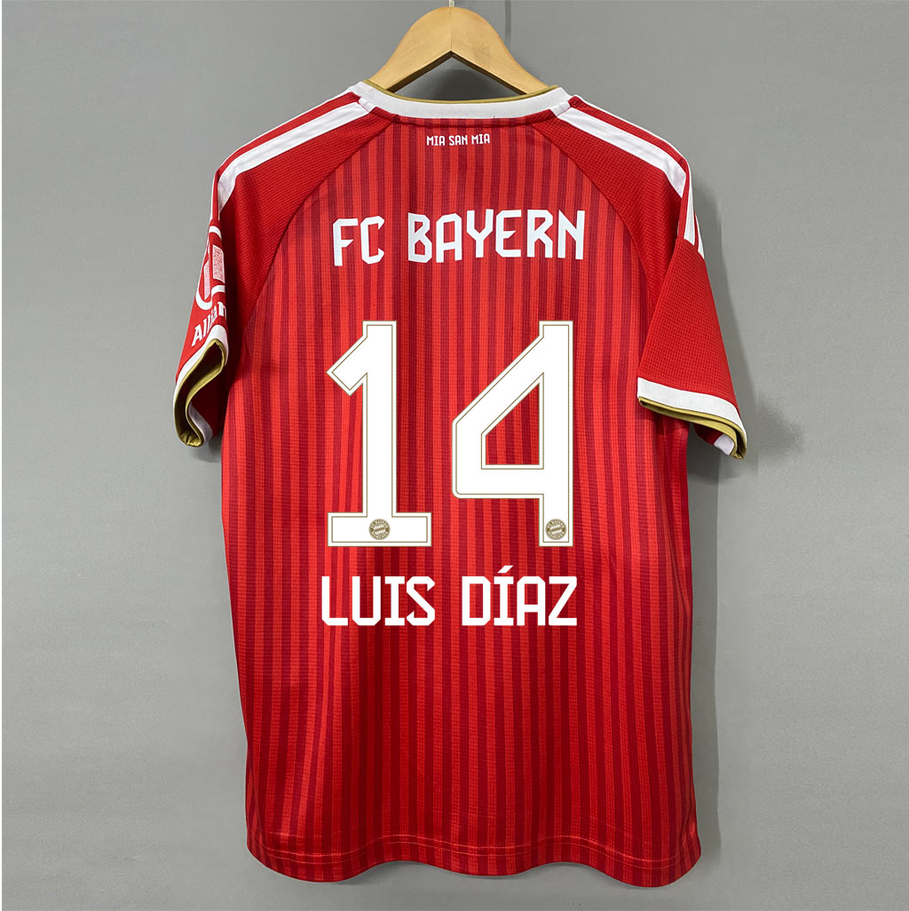 Domáci dres FC Bayern München 2026/27 s potlačou LUIS DÍAZ 14 – zadná strana