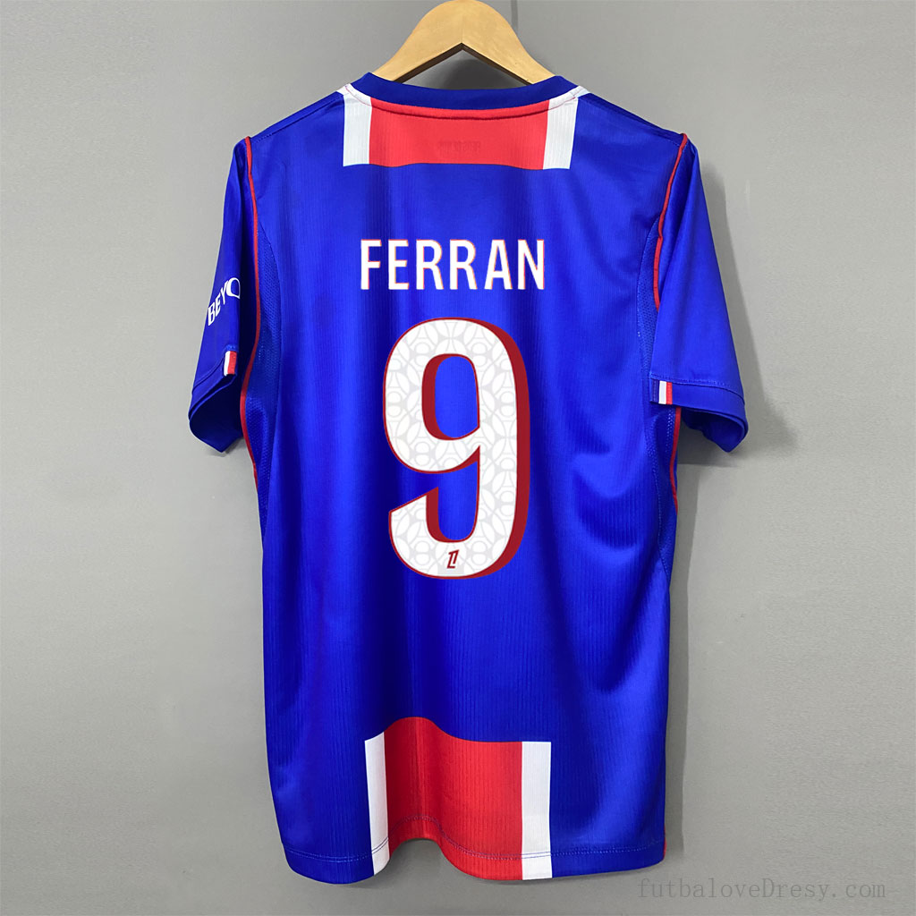 FERRAN 9 modrý domáci dres PSG 2026/27 s potlačou španielskeho útočníka zozadu