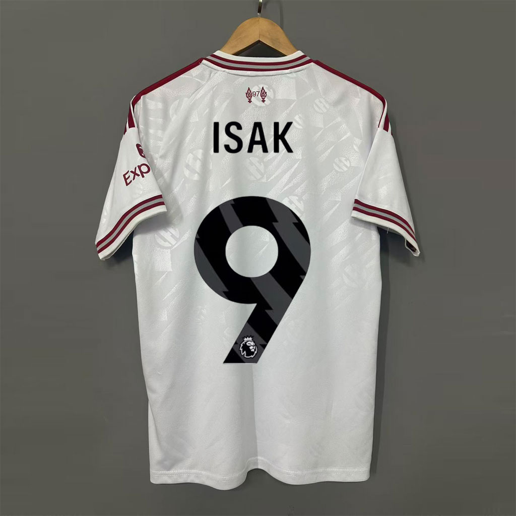 Liverpool FC hosťovský dres 2026/27 s potlačou ISAK 9 – zadná strana