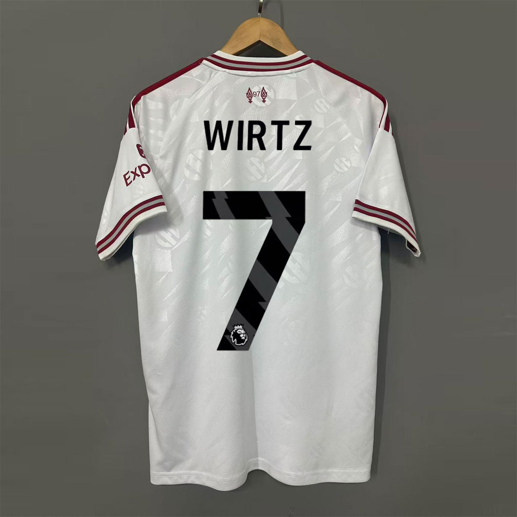 Hosťovský dres Liverpool FC 2026/27 s potlačou WIRTZ 7 – zadná strana