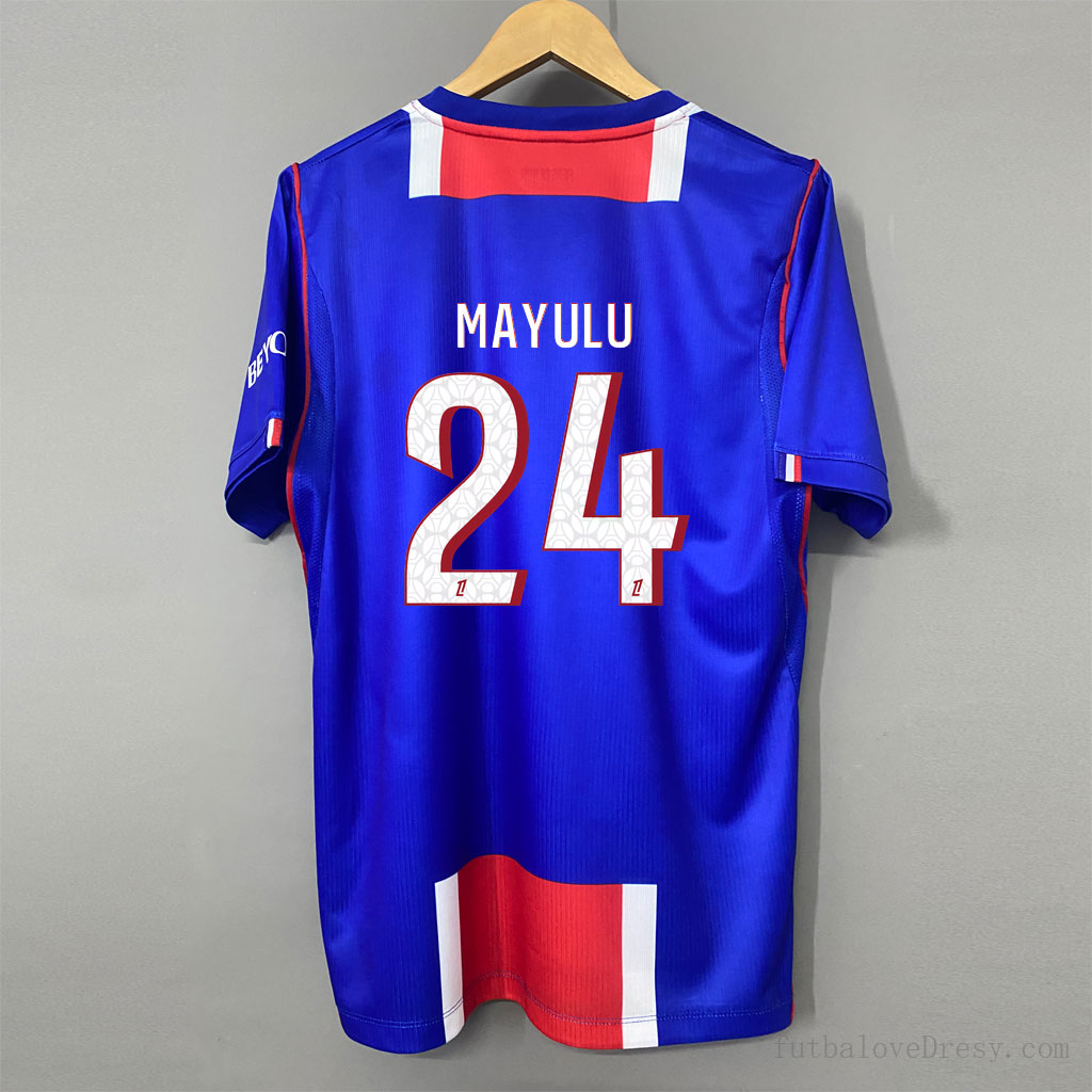 MAYULU 24 domáci dres PSG 2026/27 s potlačou parížskeho odchovanca zozadu